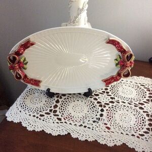 Home Accent Christmas Platter